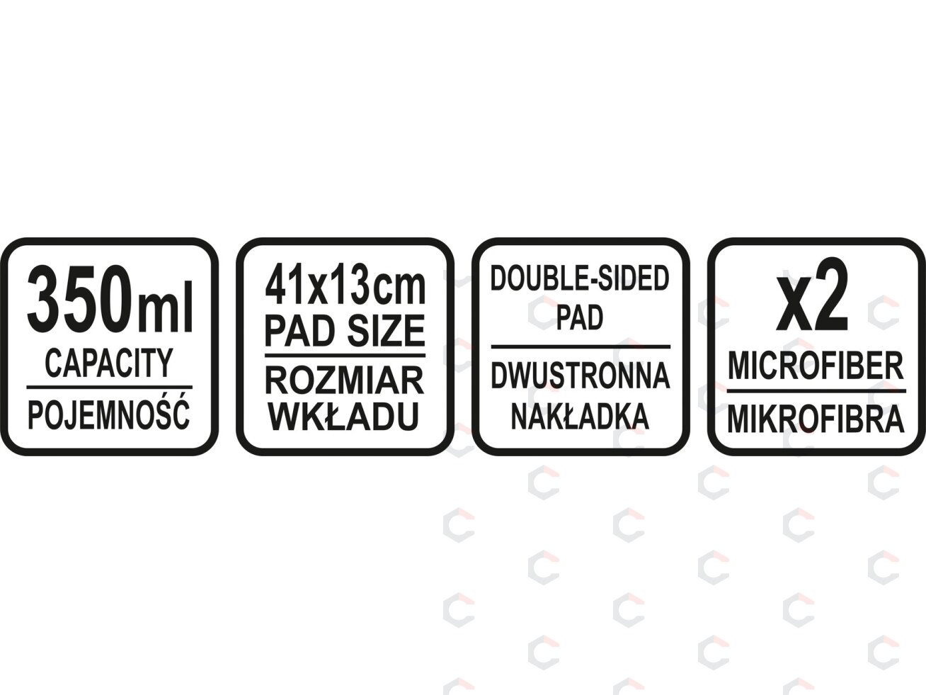 Šluota su purkštuvu | dviguba (67161V) 9 Šluota su purkštuvu | dviguba (67161V) 9