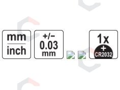 Elektroninis slankmatis | 0–300 mm | ekranas 2,4″ (YT-72022) 5 Elektroninis slankmatis | 0–300 mm | ekranas 2,4″ (YT-72022) 5