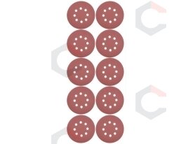 Šlifavimo popierius (velcro) žirafai | su skylėm | 225 mm / P120 | 10 vnt. (PD225120B) Šlifavimo popierius (velcro) žirafai | su skylėm | 225 mm / P120 | 10 vnt. (PD225120B)