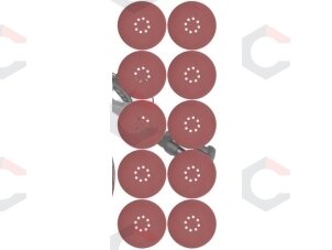 Šlifavimo popierius (velcro) žirafai | su skylėm | 225 mm / P120 | 10 vnt. (PD225120S) 2