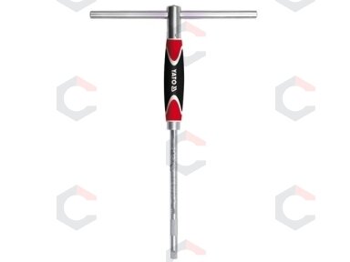 Slankiojanti rankena galvutėms | gumuota | 6.3 mm (1/4") (YT-1565)