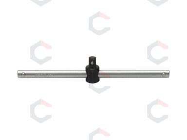 Slankiojanti rankena | Išorinis kvadratas 12,5 mm (1/2") | 255 mm (YT-1243) Slankiojanti rankena | Išorinis kvadratas 12,5 mm (1/2") | 255 mm (YT-1243)