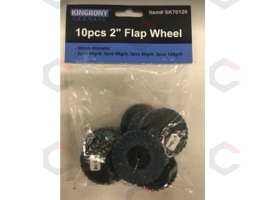 Šlifavimo diskai lapeliniai | Ø 50 mm | K 40 / 60 / 80 / 120 | 10 vnt. (SK70126) Šlifavimo diskai lapeliniai | Ø 50 mm | K 40 / 60 / 80 / 120 | 10 vnt. (SK70126)