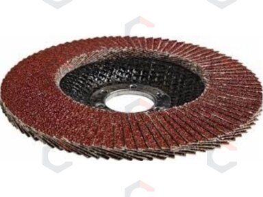Šlifavimo diskas lapelinis | išgaubtos formos | P40 | 125X22,2 mm (ES814040) Šlifavimo diskas lapelinis | išgaubtos formos | P40 | 125X22,2 mm (ES814040)
