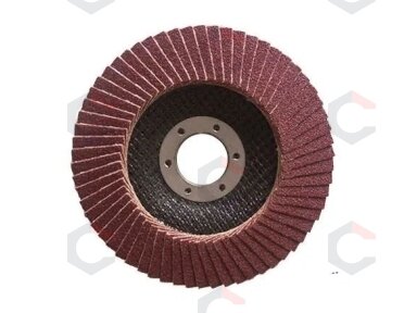 Šlifavimo diskas lapelinis | išgaubtos formos | P80 | 125X22,2 mm (ES814080) Šlifavimo diskas lapelinis | išgaubtos formos | P80 | 125X22,2 mm (ES814080)