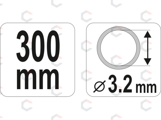 Šlangelė švirkštui | 300 mm (YT-0709) 1 Šlangelė švirkštui | 300 mm (YT-0709) 1