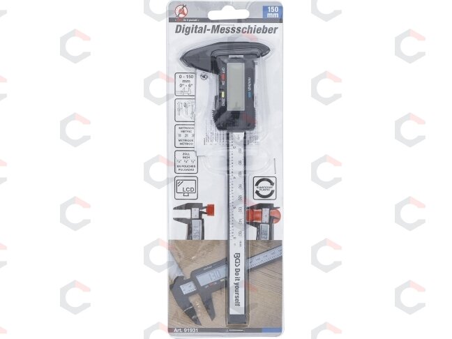 Slankmatis skaitmeninis | 150 mm (91931) 3 Slankmatis skaitmeninis | 150 mm (91931) 3