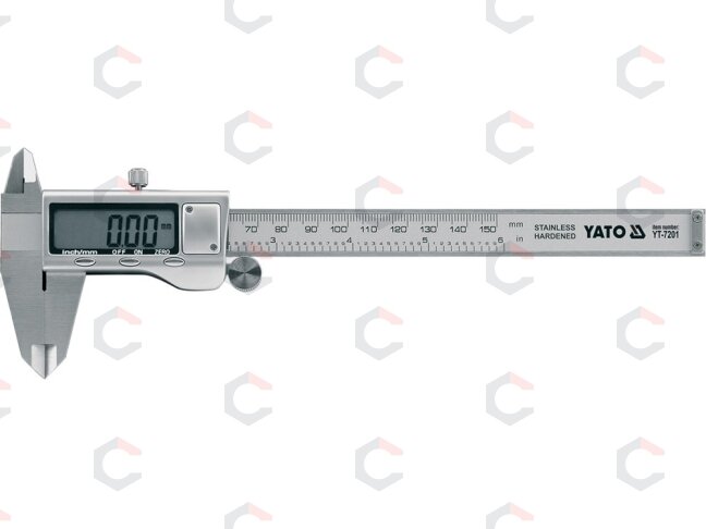 Slankmatis skaitmeninis | 150 mm (YT-7201) 1
