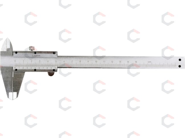 Slankmatis su gylmačiu | 0-150 mm / 0,02 mm (15110) Slankmatis su gylmačiu | 0-150 mm / 0,02 mm (15110)