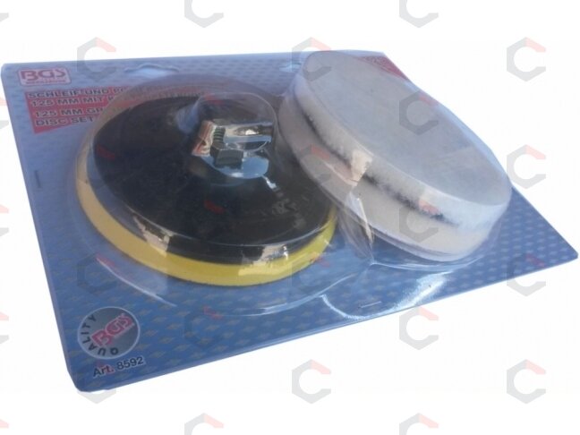 Šlifavimo ir poliravimo rinkinys 125 mm, 6 vnt (8592V) 2 Šlifavimo ir poliravimo rinkinys 125 mm, 6 vnt (8592V) 2