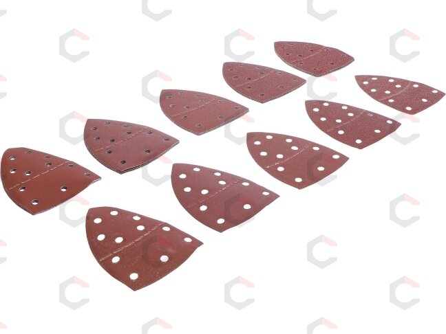 Šlifavimo lapeliai daugiafunkciniam šlifuokliui | 145 x 100 mm | K 40-400 | 25 vnt. (80819) Šlifavimo lapeliai daugiafunkciniam šlifuokliui | 145 x 100 mm | K 40-400 | 25 vnt. (80819)