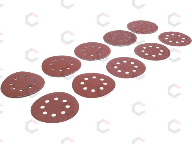 Šlifavimo lapeliai Ø 125 mm | K 40-180 | 25 vnt. (80817) Šlifavimo lapeliai Ø 125 mm | K 40-180 | 25 vnt. (80817)
