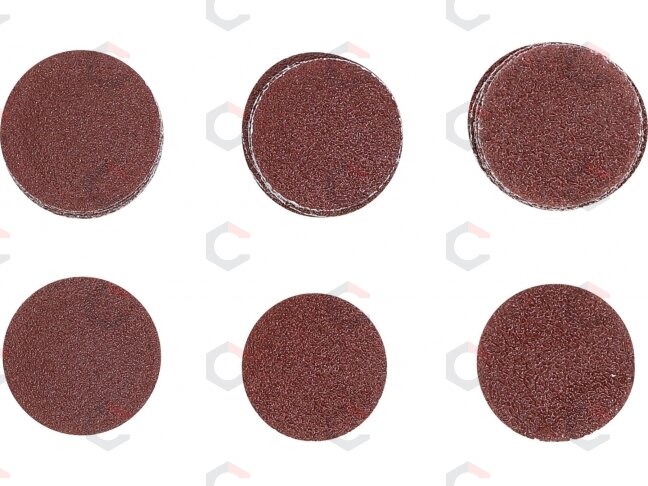 Šlifavimo padai / šlifavimo rinkinys | Ø 50 mm | K 60 - 80 - 120 | 30 vnt. (SK70194) Šlifavimo padai / šlifavimo rinkinys | Ø 50 mm | K 60 - 80 - 120 | 30 vnt. (SK70194)