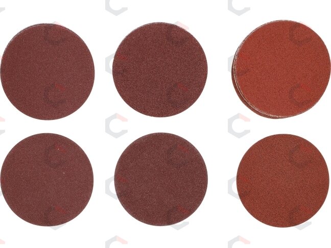 Šlifavimo padai / šlifavimo rinkinys | Ø 75 mm | K 60 - 80 - 120 | 30 vnt. (70195) 1 Šlifavimo padai / šlifavimo rinkinys | Ø 75 mm | K 60 - 80 - 120 | 30 vnt. (70195) 1