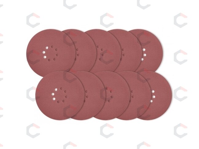 Šlifavimo popierius (velcro) žirafai | su skylėm | 225 mm / P150 | 10 vnt. (PD225150S) Šlifavimo popierius (velcro) žirafai | su skylėm | 225 mm / P150 | 10 vnt. (PD225150S)