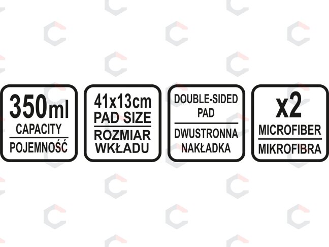Šluota su purkštuvu | dviguba (67161V) 9 Šluota su purkštuvu | dviguba (67161V) 9