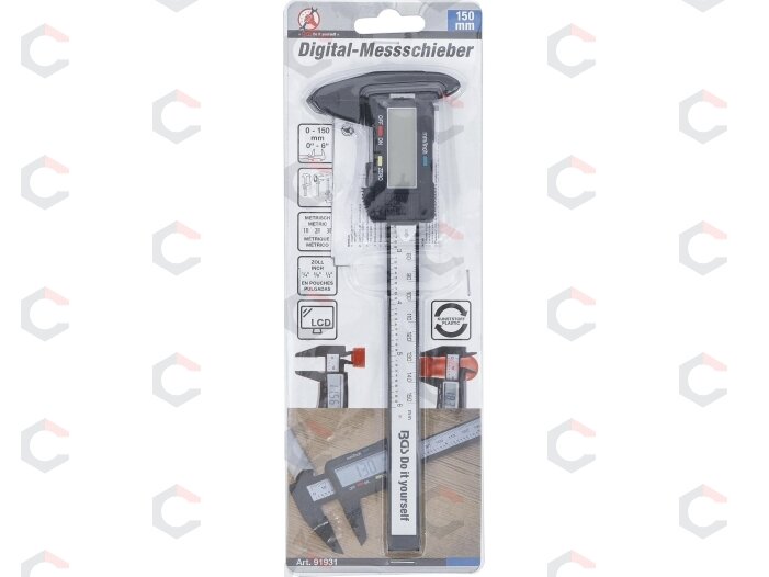 Slankmatis skaitmeninis | 150 mm (91931) 3 Slankmatis skaitmeninis | 150 mm (91931) 3