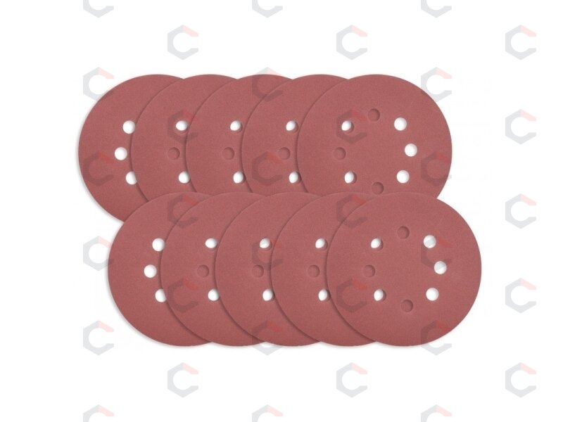 Šlifavimo popierius (velcro) žirafai | su skylėm | 225 mm / P150 | 10 vnt. (PD225150B) 1 Šlifavimo popierius (velcro) žirafai | su skylėm | 225 mm / P150 | 10 vnt. (PD225150B) 1