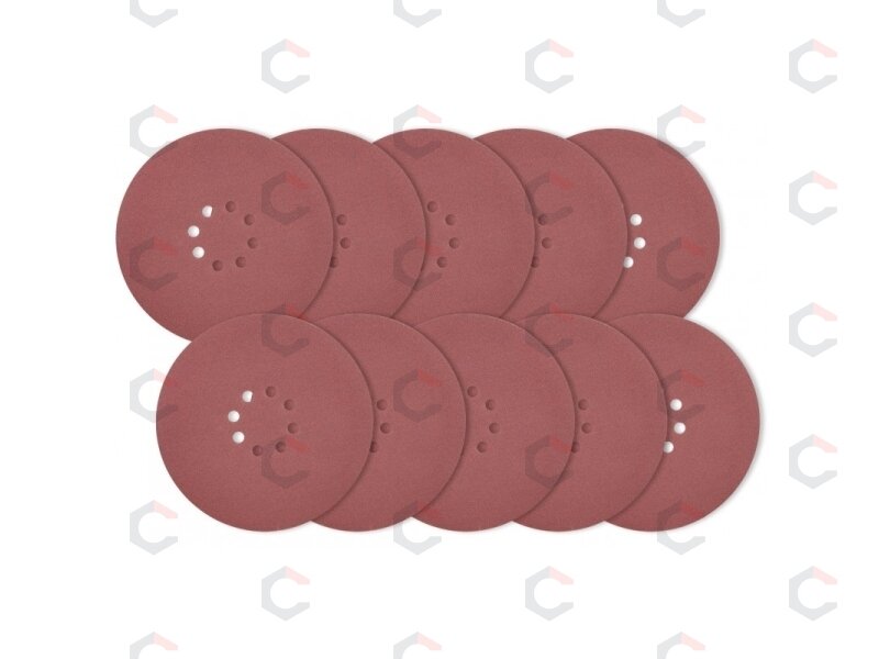 Šlifavimo popierius (velcro) žirafai | su skylėm | 225 mm / P180 | 10 vnt. (PD225180S) Šlifavimo popierius (velcro) žirafai | su skylėm | 225 mm / P180 | 10 vnt. (PD225180S)