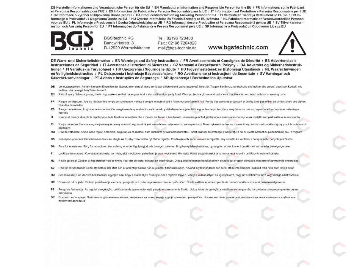Smagračio fiksavimo įrankių rinkinys | Mercedes-Benz / Renault / Dacia 0.9 / 1.3 / 1.6 benzinas | 6 vnt. | BGS (74688B) 4 Smagračio fiksavimo įrankių rinkinys | Mercedes-Benz / Renault / Dacia 0.9 / 1.3 / 1.6 benzinas | 6 vnt. | BGS (74688B) 4