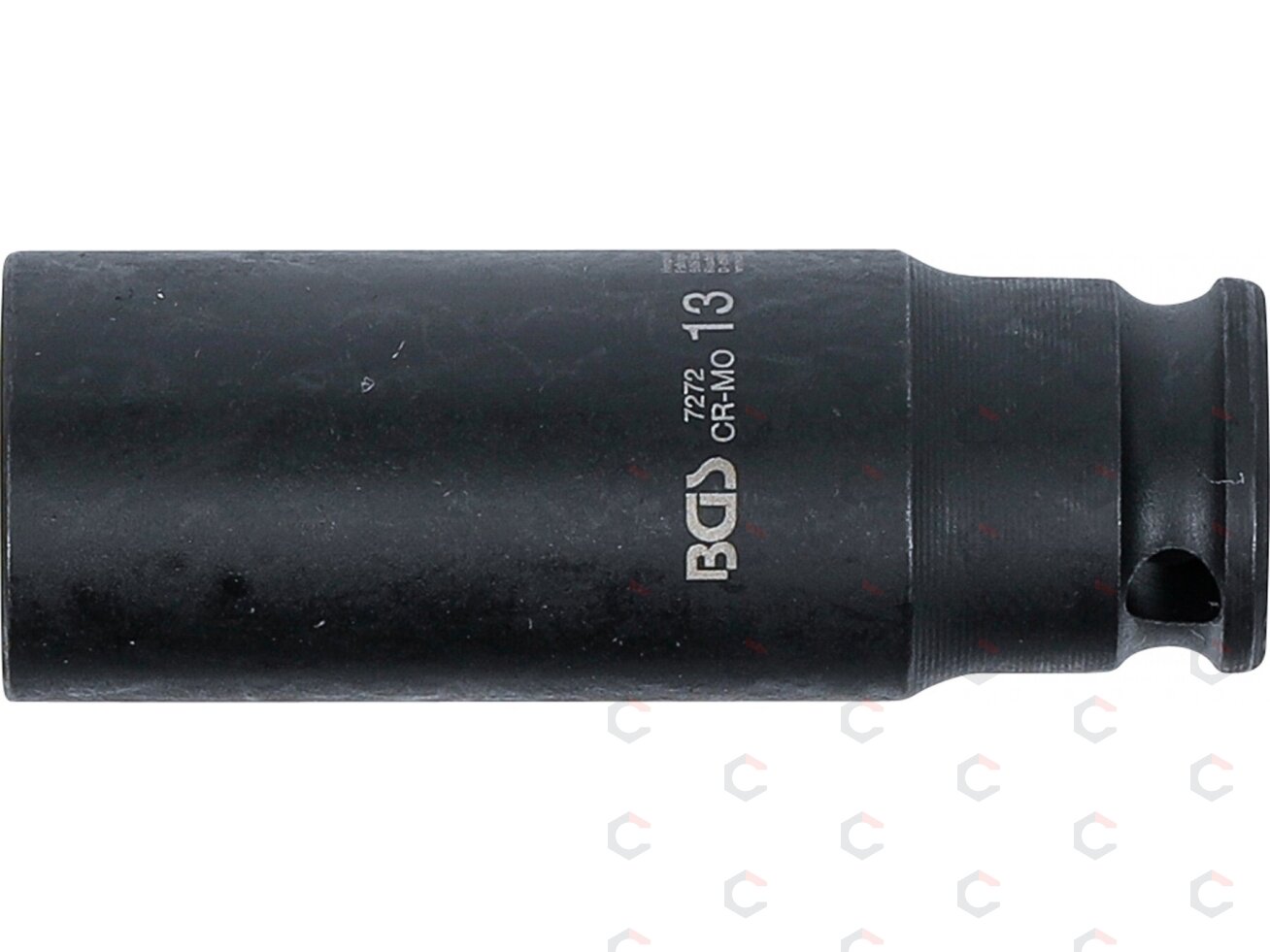 Smūginė galvutė ilga | šešiakampė | 6,3 mm (1/4") | 13 mm (7272) Smūginė galvutė ilga | šešiakampė | 6,3 mm (1/4") | 13 mm (7272)