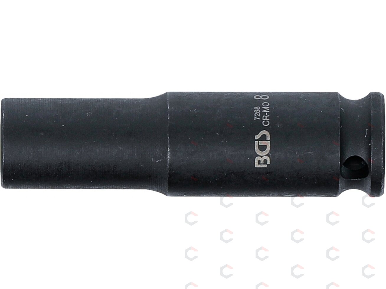 Smūginė galvutė ilga | šešiakampė | 6,3 mm (1/4") | 8 mm (7268) 2 Smūginė galvutė ilga | šešiakampė | 6,3 mm (1/4") | 8 mm (7268) 2