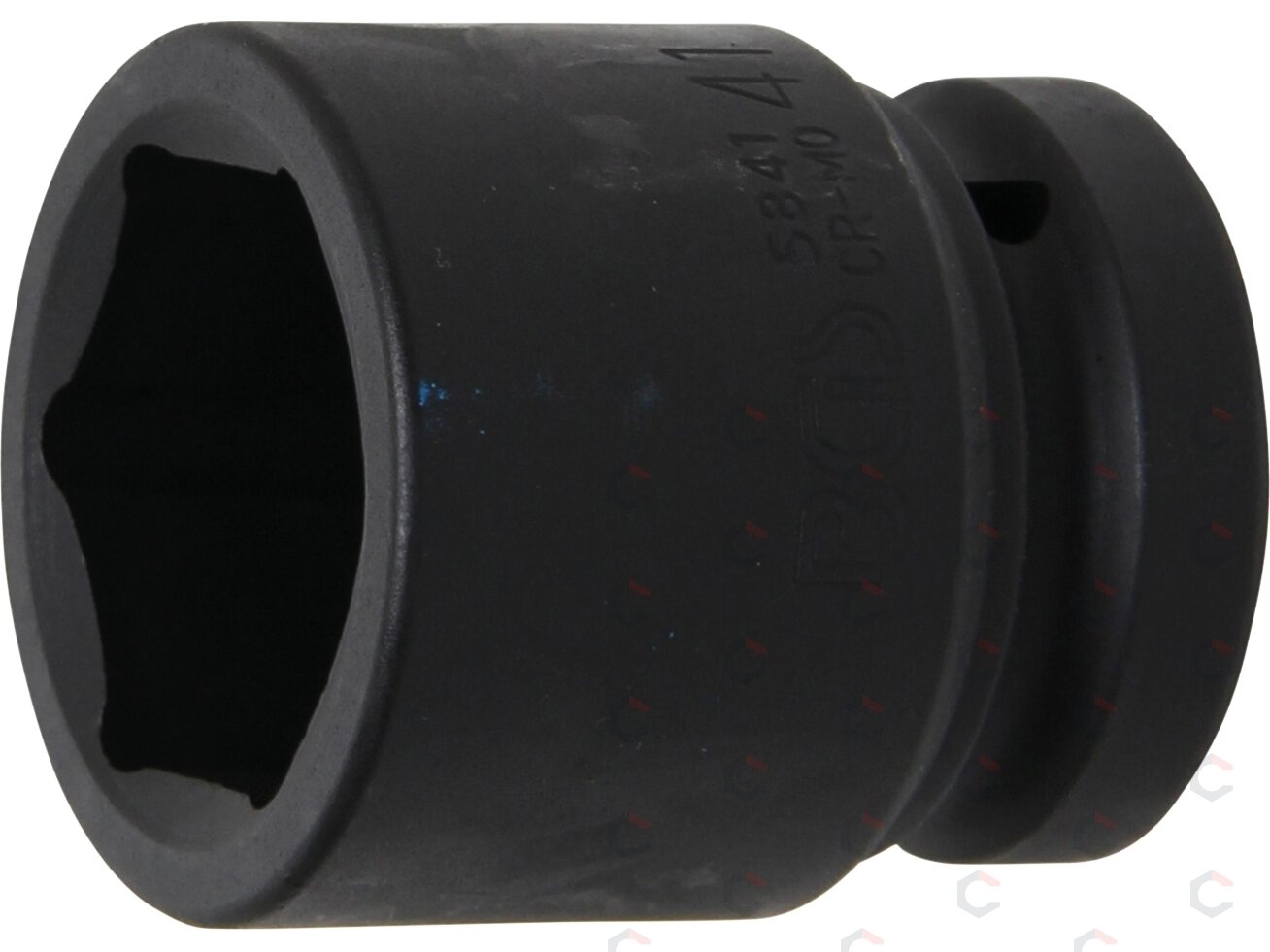 Smūginė galvutė šešiakampė | 25 mm (1") | 41 mm (5841) Smūginė galvutė šešiakampė | 25 mm (1") | 41 mm (5841)