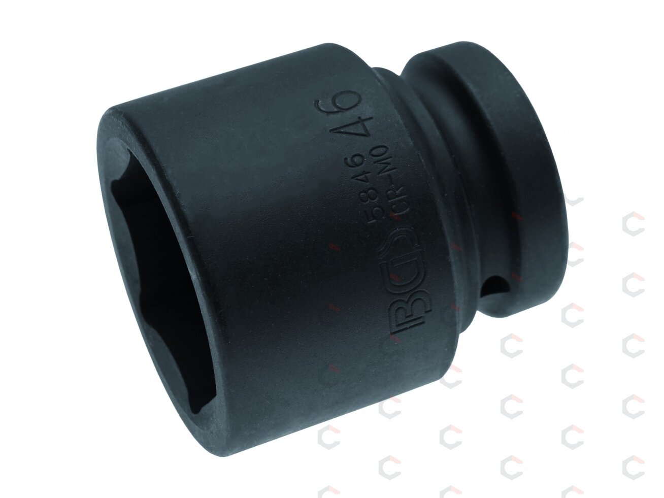 Smūginė galvutė šešiakampė | 25 mm (1") | 46 mm (5846) 1 Smūginė galvutė šešiakampė | 25 mm (1") | 46 mm (5846) 1