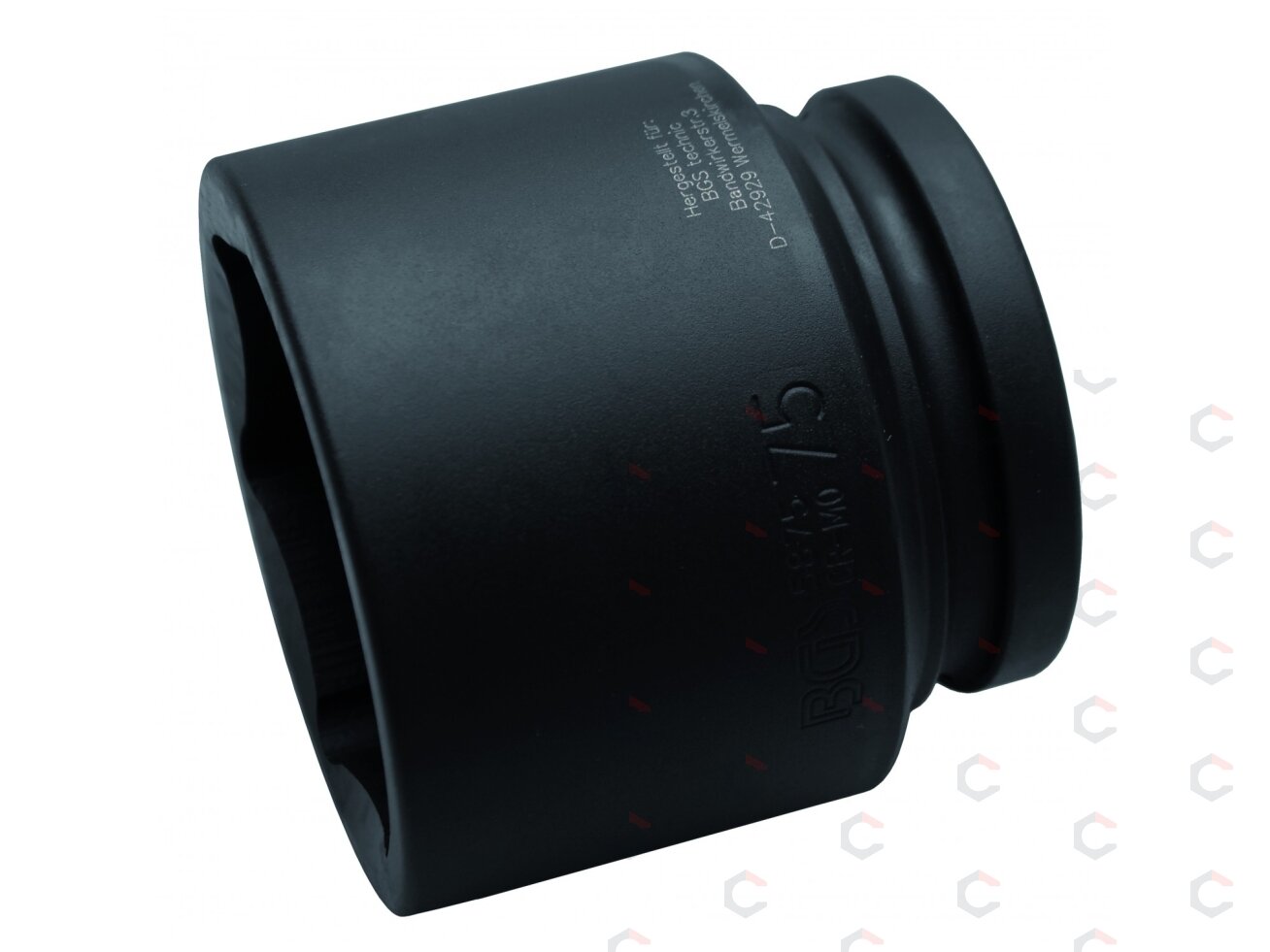 Smūginė galvutė šešiakampė | 25 mm (1") | 75 mm (5875) 1 Smūginė galvutė šešiakampė | 25 mm (1") | 75 mm (5875) 1