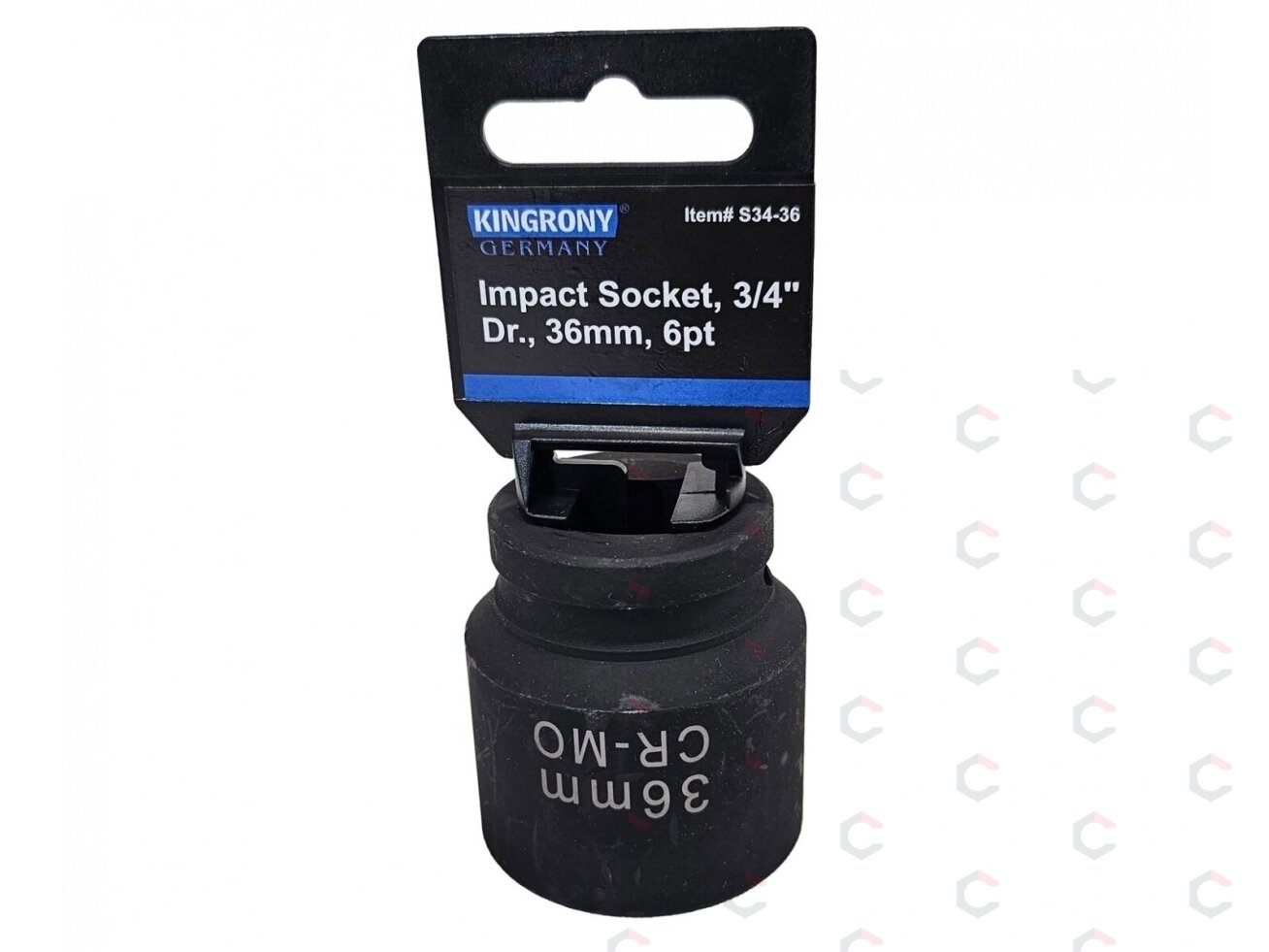 Smūginė šešiakampė galvutė | 20 mm (3/4") | 36 mm (S34-36) Smūginė šešiakampė galvutė | 20 mm (3/4") | 36 mm (S34-36)