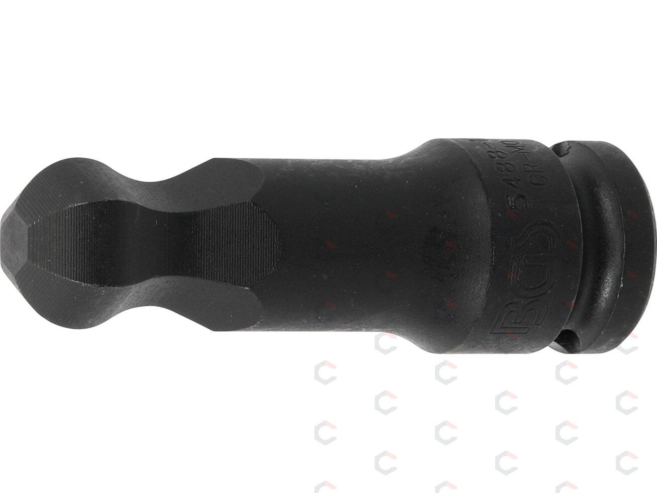 Smūginis antgalis | 12,5 mm (1/2") | hex šešiakampis 17 mm | šarnyrinis (5488-17) Smūginis antgalis | 12,5 mm (1/2") | hex šešiakampis 17 mm | šarnyrinis (5488-17)