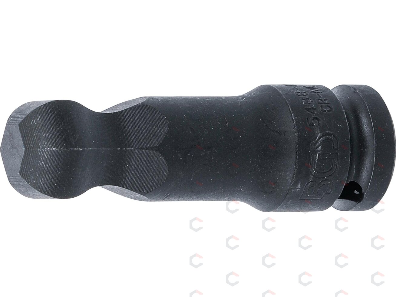 Smūginis antgalis | 12,5 mm (1/2") | hex šešiakampis 19 mm | šarnyrinis (5488-19) Smūginis antgalis | 12,5 mm (1/2") | hex šešiakampis 19 mm | šarnyrinis (5488-19)