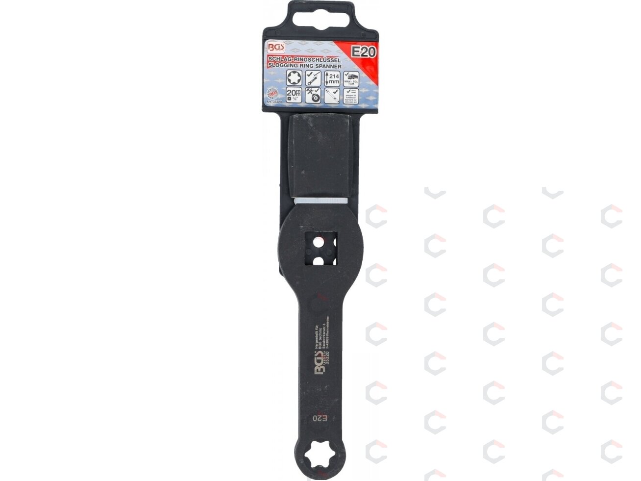 Smūginis raktas | E tipo (Torx) | 20 mm (3/4") | E20 | stabdžių suportams MAN TGL TGM (35320) 1 Smūginis raktas | E tipo (Torx) | 20 mm (3/4") | E20 | stabdžių suportams MAN TGL TGM (35320) 1