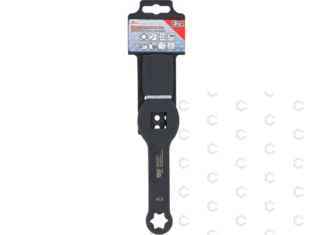 Smūginis raktas | E tipo (Torx) | 20 mm (3/4") | E24 | MAN TGA TGS TGX / MERCEDES-BENZ Atego (35324) Smūginis raktas | E tipo (Torx) | 20 mm (3/4") | E24 | MAN TGA TGS TGX / MERCEDES-BENZ Atego (35324)
