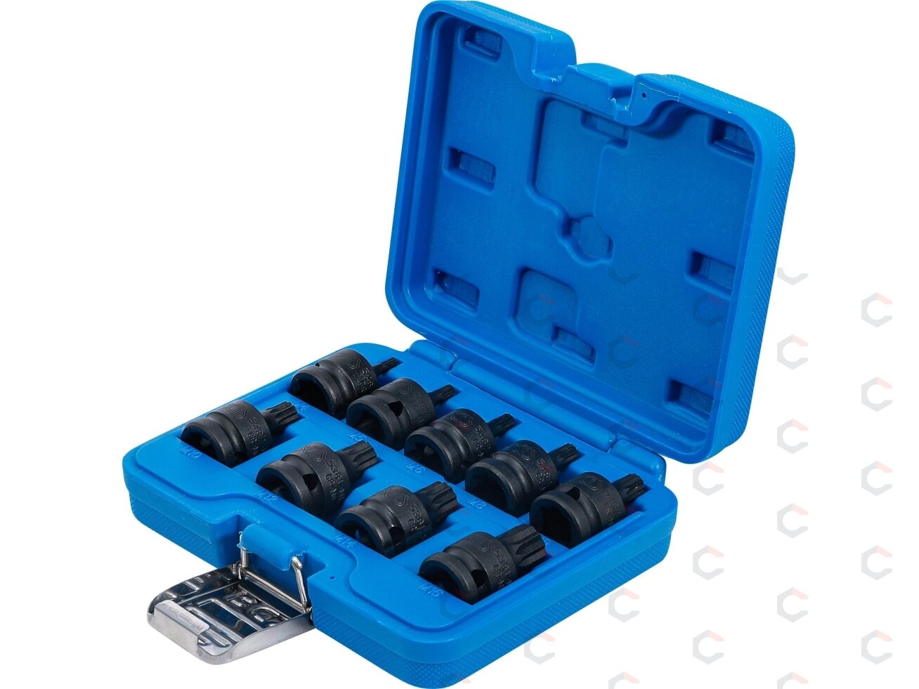 Smūginių galvučių su XZN antgaliais rinkinys 1/2" M4–M16 9 vnt. (5487) 3 Smūginių galvučių su XZN antgaliais rinkinys 1/2" M4–M16 9 vnt. (5487) 3
