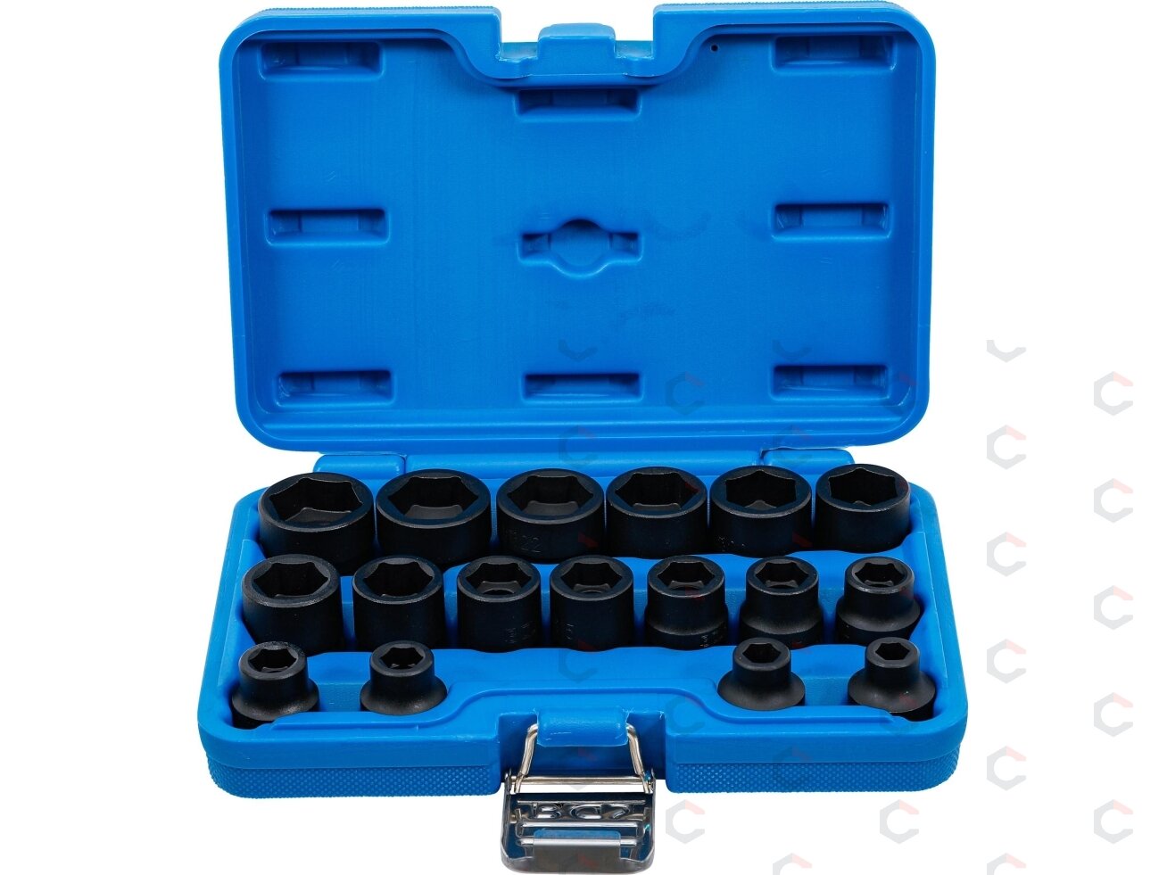 Smūginių galvučių rinkinys | patrumpintos | 12,5 mm (1/2") | 8–24 mm | 17 vnt. (9286) Smūginių galvučių rinkinys | patrumpintos | 12,5 mm (1/2") | 8–24 mm | 17 vnt. (9286)