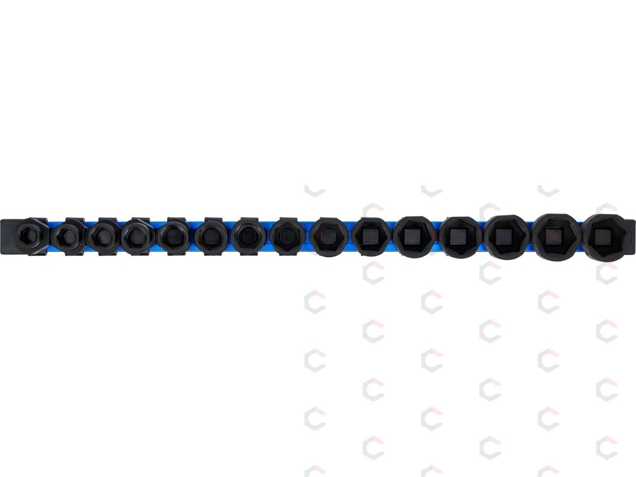 Smūginių galvučių rinkinys | šešiakampės, ypač trumpos | 1/2" | 10–24 mm | 15 vnt. (74700) 4 Smūginių galvučių rinkinys | šešiakampės, ypač trumpos | 1/2" | 10–24 mm | 15 vnt. (74700) 4