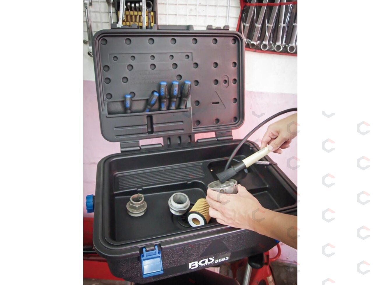 Smulkių detalių plovyklė BGS su plovimo šepečiu | 20 l | 230 V (8693) 1 Smulkių detalių plovyklė BGS su plovimo šepečiu | 20 l | 230 V (8693) 1