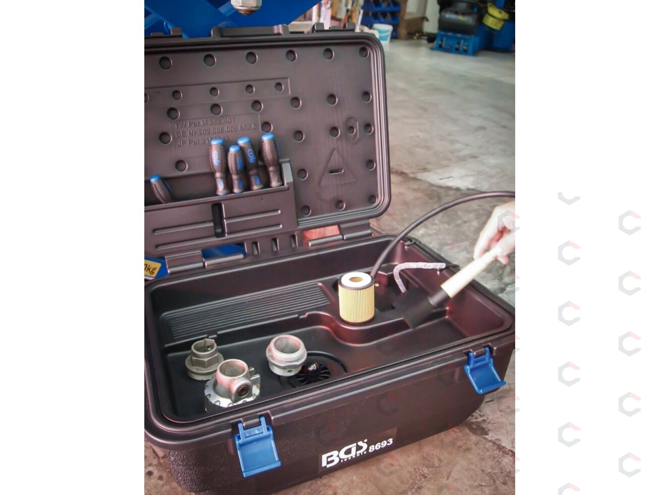 Smulkių detalių plovyklė BGS su plovimo šepečiu | 20 l | 230 V (8693) 7 Smulkių detalių plovyklė BGS su plovimo šepečiu | 20 l | 230 V (8693) 7
