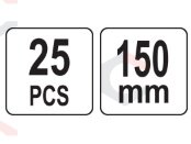 Smeigtukai / ankeriai sodo kraštams ir medžiagoms tvirtinti | 150 mm 25 vnt. (88716) 2 Smeigtukai / ankeriai sodo kraštams ir medžiagoms tvirtinti | 150 mm 25 vnt. (88716) 2
