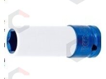 Smūginė galvutė ilga plonasienė | su plastikine apsauga | 12,5 mm (1/2") | 17 mm (H5017) Smūginė galvutė ilga plonasienė | su plastikine apsauga | 12,5 mm (1/2") | 17 mm (H5017)