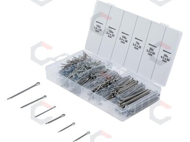 Smeigtukų asortimentas | Nerūdijantis plienas | Ø 1,6 - 4,0 mm | 555 vnt. (8048-1) Smeigtukų asortimentas | Nerūdijantis plienas | Ø 1,6 - 4,0 mm | 555 vnt. (8048-1)