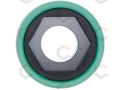 Smūginė galvutė su apsauga | itin siaura | 12,5 mm (1/2") | 15 mm (7501) Smūginė galvutė su apsauga | itin siaura | 12,5 mm (1/2") | 15 mm (7501)