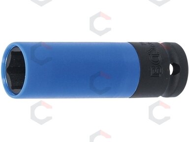 Smūginė galvutė su apsauga | itin siaura | 12,5 mm (1/2") | 17 mm (7502) Smūginė galvutė su apsauga | itin siaura | 12,5 mm (1/2") | 17 mm (7502)
