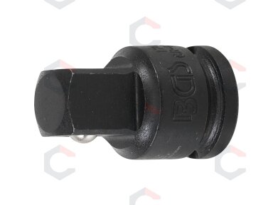 Smūginis adapteris | vidinis kvadratas 10 mm (3/8") - išorinis kvadratas 12,5 mm (1/2") (174) Smūginis adapteris | vidinis kvadratas 10 mm (3/8") - išorinis kvadratas 12,5 mm (1/2") (174)