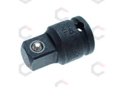 Smūginis adapteris | vidinis kvadratas 10 mm (3/8") - išorinis kvadratas 12,5 mm (1/2") (174) Smūginis adapteris | vidinis kvadratas 10 mm (3/8") - išorinis kvadratas 12,5 mm (1/2") (174)