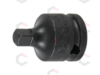Smūginis adapteris | vidinis kvadratas 10 mm (3/8") - išorinis kvadratas 6.3 mm (1/4") (171) Smūginis adapteris | vidinis kvadratas 10 mm (3/8") - išorinis kvadratas 6.3 mm (1/4") (171)