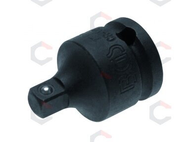 Smūginis adapteris | vidinis kvadratas 10 mm (3/8") - išorinis kvadratas 6.3 mm (1/4") (171) Smūginis adapteris | vidinis kvadratas 10 mm (3/8") - išorinis kvadratas 6.3 mm (1/4") (171)