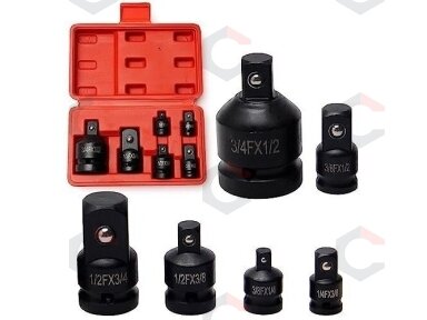 Smūginių adapterių rinkinys | 50BV30 | 6 vnt. (H640606) Smūginių adapterių rinkinys | 50BV30 | 6 vnt. (H640606)