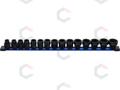Smūginių galvučių rinkinys | šešiakampės, ypač trumpos | 1/2" | 10–24 mm | 15 vnt. (74700) Smūginių galvučių rinkinys | šešiakampės, ypač trumpos | 1/2" | 10–24 mm | 15 vnt. (74700)